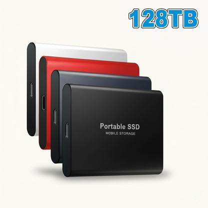 Frendorf | 128TB Externe SSD | Ultraschnelle Datenübertragung mit USB 3.1 & USB-C
