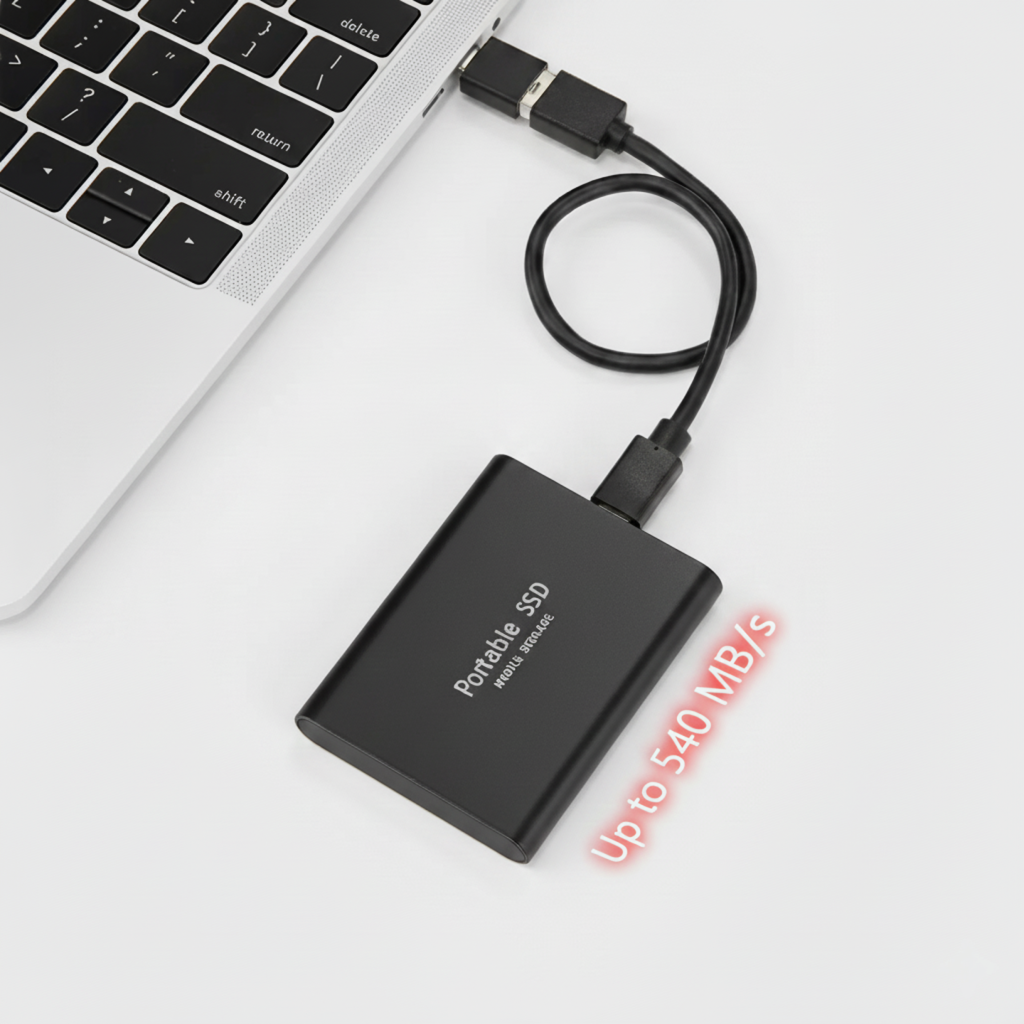 Frendorf | 128TB Externe SSD | Ultraschnelle Datenübertragung mit USB 3.1 & USB-C