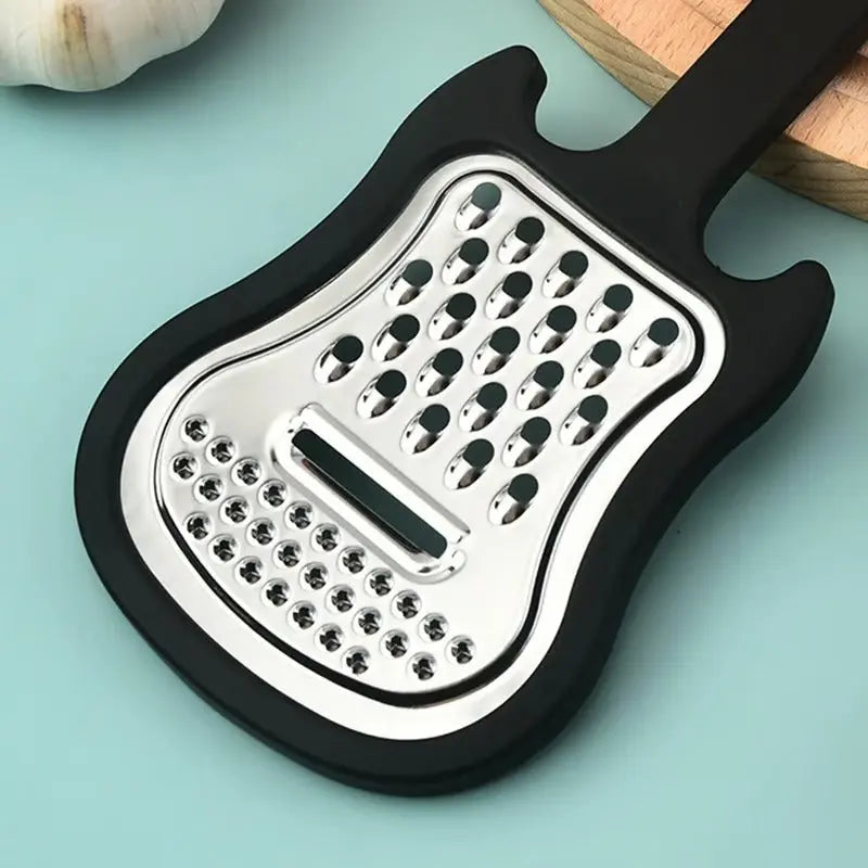 Frendorf | Gemüseschäler aus Edelstahl – Gitarrenförmiger Schäler zum Schälen & Hobeln