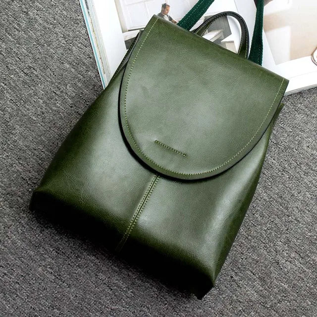 Frendorf | Trendiger Leder Rucksack für Frauen - Stilvoll, Vielseitig & Nachhaltig