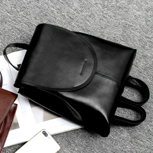 Frendorf | Trendiger Leder Rucksack für Frauen - Stilvoll, Vielseitig & Nachhaltig