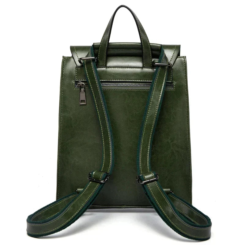 Frendorf | Trendiger Leder Rucksack für Frauen - Stilvoll, Vielseitig & Nachhaltig