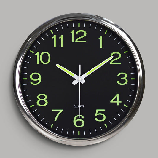 Geräuschlose Leuchtende Wanduhr – Perfekt für Klassenzimmer und Büros