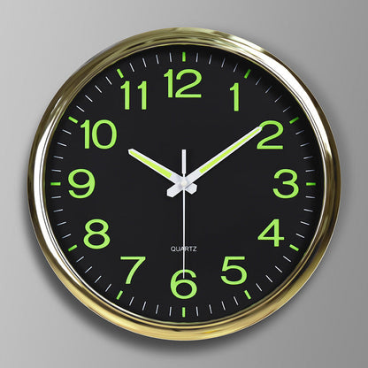 Geräuschlose Leuchtende Wanduhr – Perfekt für Klassenzimmer und Büros