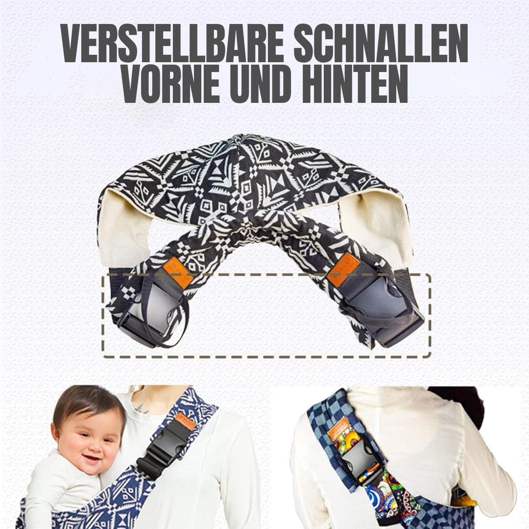 Frendorf |  TrageLux - Der ergonomische Baby-Hüftsitz für entspanntes Tragen!