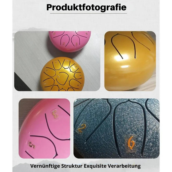Frendorf | Stahlzungen-Trommel™ Tragbares Glockenspiel
