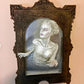 Gespenst im Spiegel Wandplakette Halloween Horror Skulptur Teufelshand Leuchtende Anzeige Spiegel Harz Kunsthandwerk Wohnkultur Neu 2023