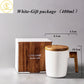 Geschenkpaket mit Holzgriff und Deckel Kaffeetasse Liebhaber Kaffeetassen Keramiktasse Set aus Holztasse