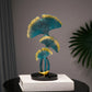 Ginkgo-Blatt Statue Einfache Wohnzimmer Dekoration Zuhause Metallhandwerk Moderne Pflanze Skulptur Ästhetische Raum Ornamente Regal Dekor
