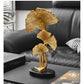 Ginkgo-Blatt Statue Einfache Wohnzimmer Dekoration Zuhause Metallhandwerk Moderne Pflanze Skulptur Ästhetische Raum Ornamente Regal Dekor