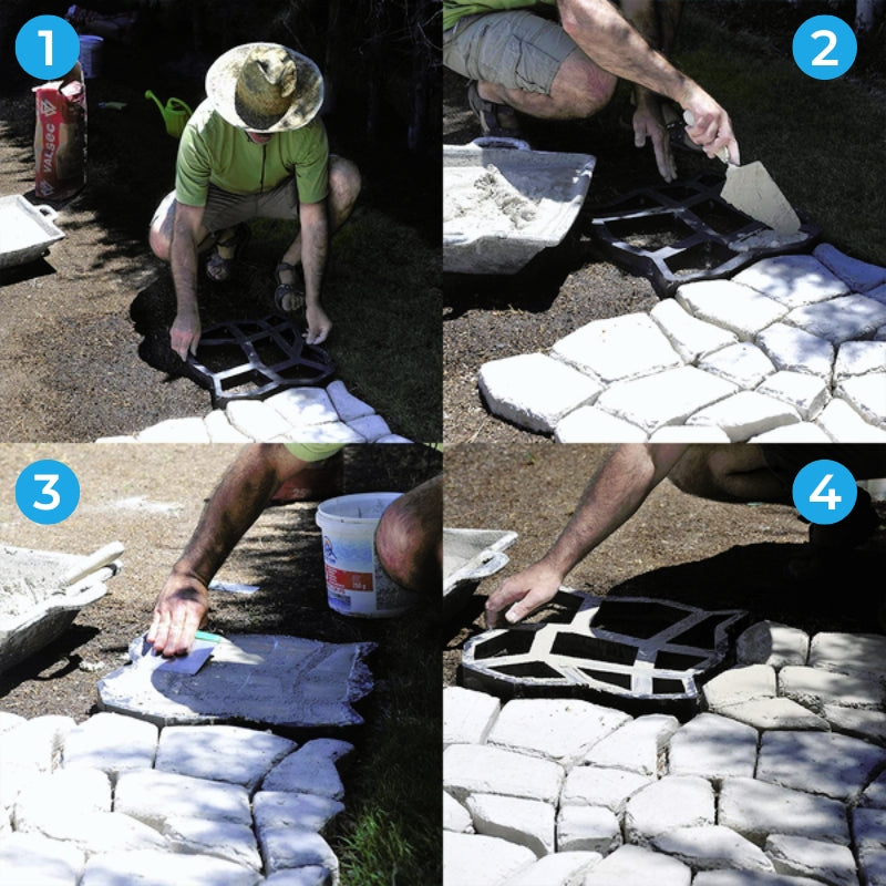 Frendorf | BLOOM | Betongaussformen für Gartenwege | DIY Betonschimmel für Außen