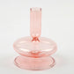 Frendorf | Rosivina Pink Glas Kerzenhalter & Vasen Set | Elegantes Design | Vielseitige Tischdekoration
