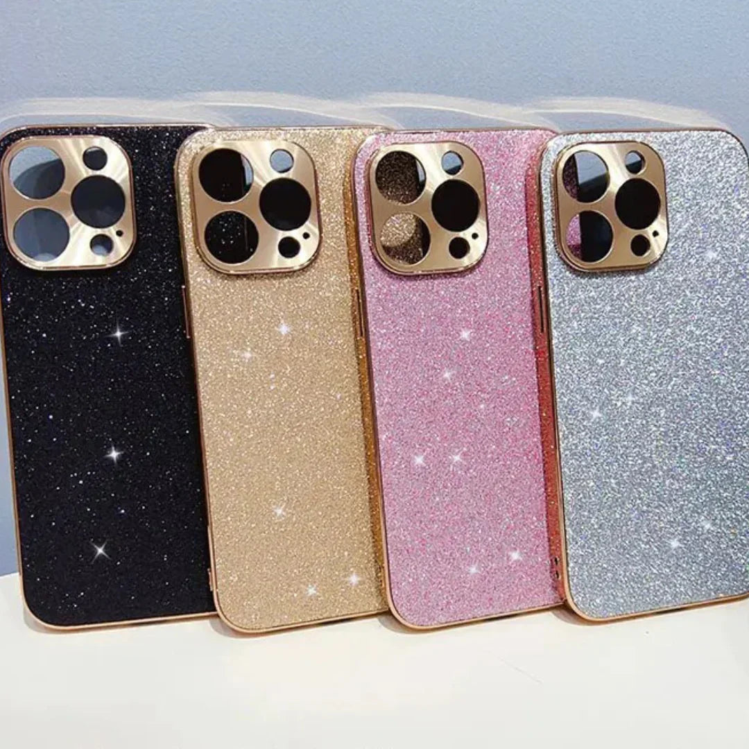 Frendorf | Leder Premium MagSafe Apple iPhone Hülle mit galvanisiertem Rahmen | Goldener Rahmen Case, Kameraschutz - Schutzhülle für iPhone 15, 14 Pro Max Plus