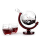 Globe Whiskey Scotch Dekanter Set Beste für Whiskey Geschenk Vintage Blower Wein Topf
