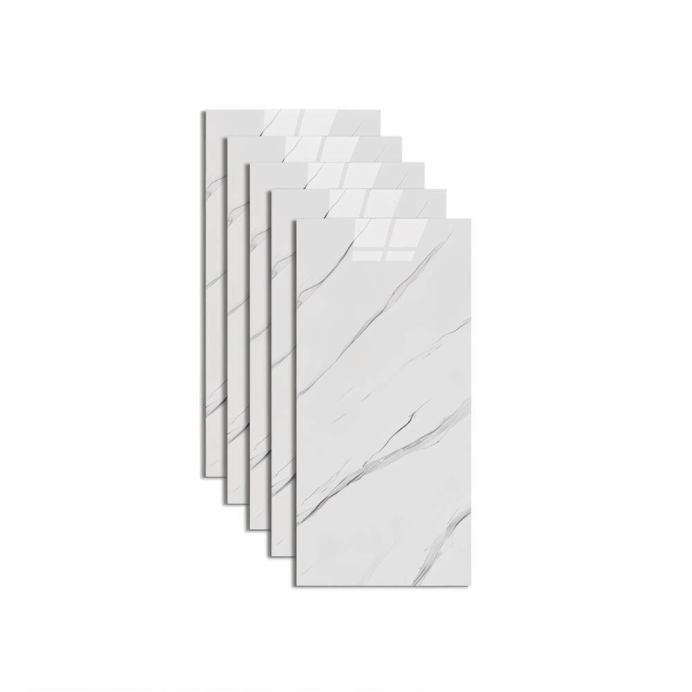 Frendorf | GlossyLux PVC Wandpaneele – Wasserfest & Selbstklebend für Bad & Küche (30×60 cm)