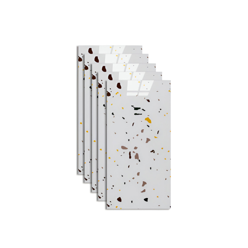 Frendorf | GlossyLux PVC Wandpaneele – Wasserfest & Selbstklebend für Bad & Küche (30×60 cm)