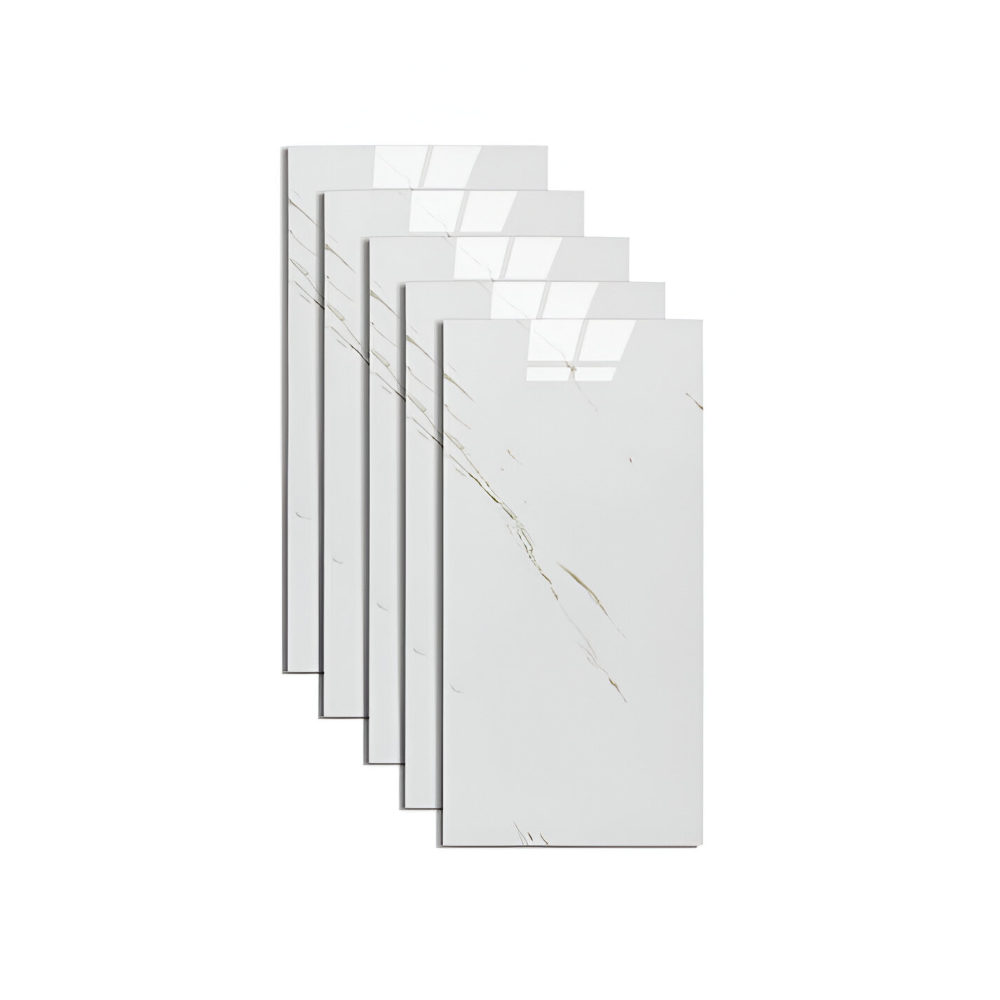 Frendorf | GlossyLux PVC Wandpaneele – Wasserfest & Selbstklebend für Bad & Küche (30×60 cm)
