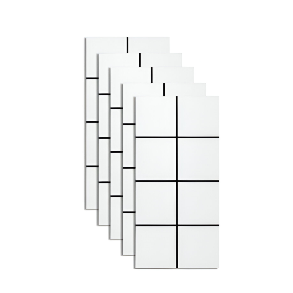 Frendorf | GlossyLux PVC Wandpaneele – Wasserfest & Selbstklebend für Bad & Küche (30×60 cm)