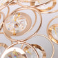 Frendorf | OrnaLux Goldene Luxus Ball Deckenleuchte | Exklusive LED-Beleuchtung | Modern | Elegante Flurbeleuchtung