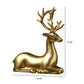 Goldenes Reh Figur Tier Statue Skulptur Wohnzimmer Deko - Goldenes Reh Für Wohnkultur, Einweihungsgeschenk