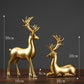 Goldenes Reh Figur Tier Statue Skulptur Wohnzimmer Deko - Goldenes Reh Für Wohnkultur, Einweihungsgeschenk