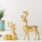 Goldenes Reh Figur Tier Statue Skulptur Wohnzimmer Deko - Goldenes Reh Für Wohnkultur, Einweihungsgeschenk