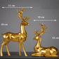Goldenes Reh Figur Tier Statue Skulptur Wohnzimmer Deko - Goldenes Reh Für Wohnkultur, Einweihungsgeschenk