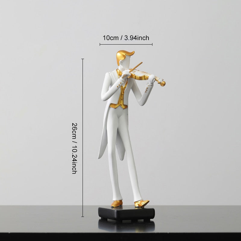 Golf Mensch Statue Harzkunst Kreative Skulptur Büro Dekor Zubehör Moderne Handwerkskunst Schrank Tischfiguren Heimdekoration