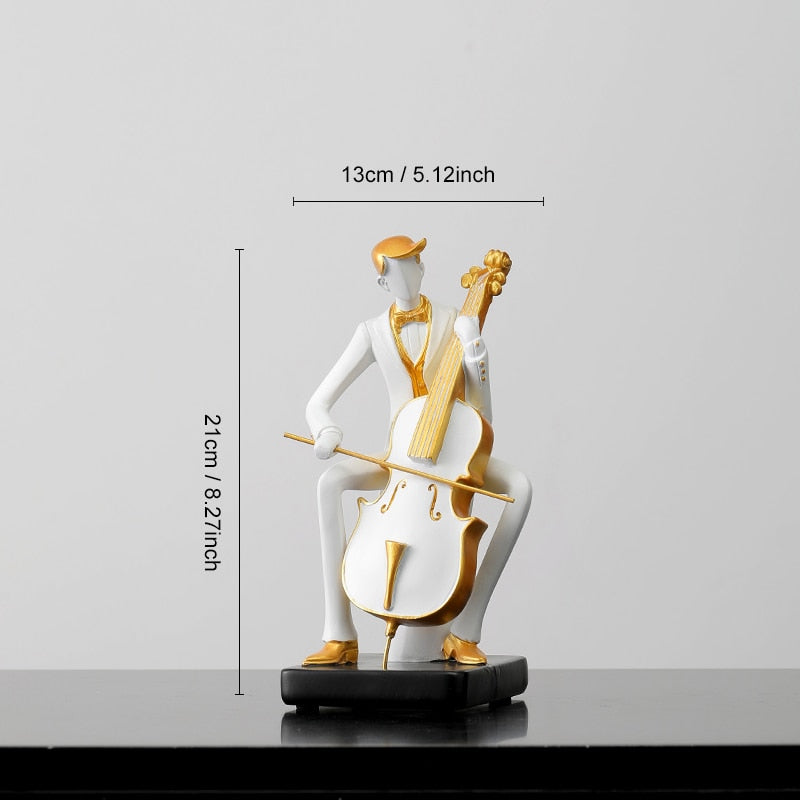 Golf Mensch Statue Harzkunst Kreative Skulptur Büro Dekor Zubehör Moderne Handwerkskunst Schrank Tischfiguren Heimdekoration