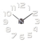 Große 3D-Acryl-Wanduhr – Auffälliges Design für moderne Räume