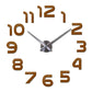 Große 3D-Acryl-Wanduhr – Auffälliges Design für moderne Räume