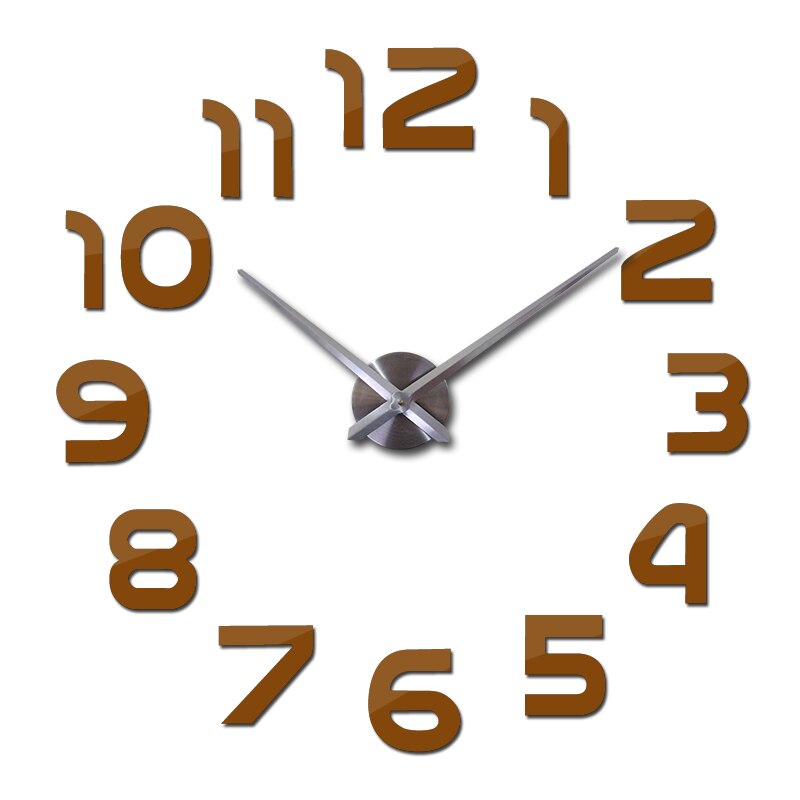 Große 3D-Acryl-Wanduhr – Auffälliges Design für moderne Räume