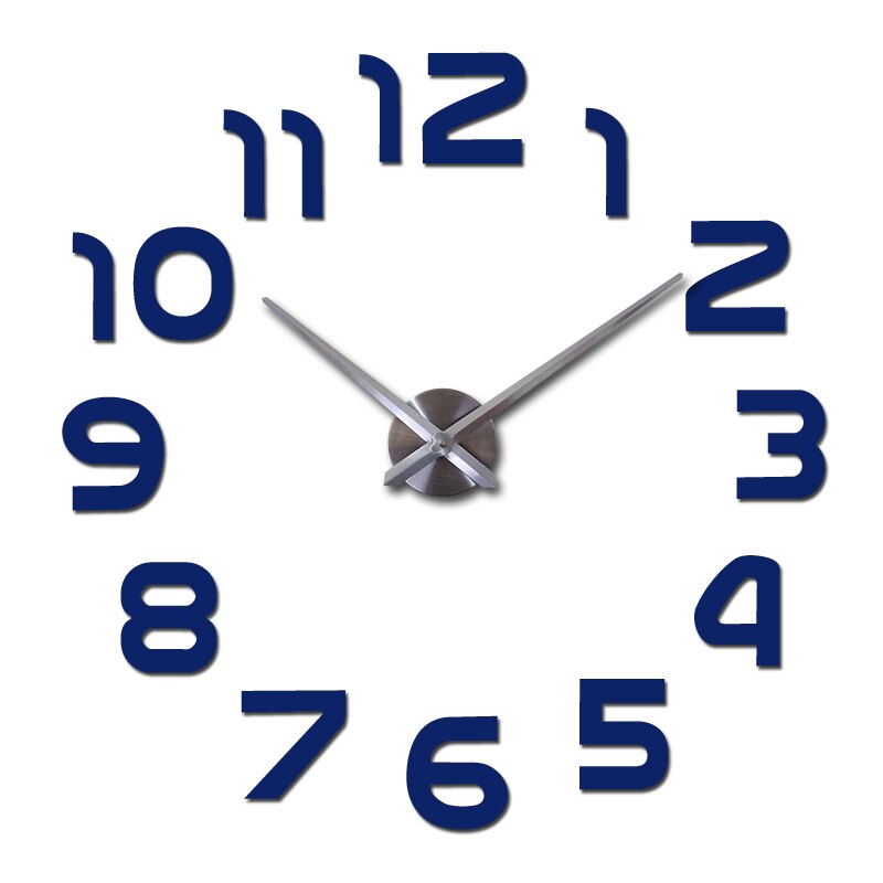 Große 3D-Acryl-Wanduhr – Auffälliges Design für moderne Räume