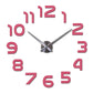 Große 3D-Acryl-Wanduhr – Auffälliges Design für moderne Räume