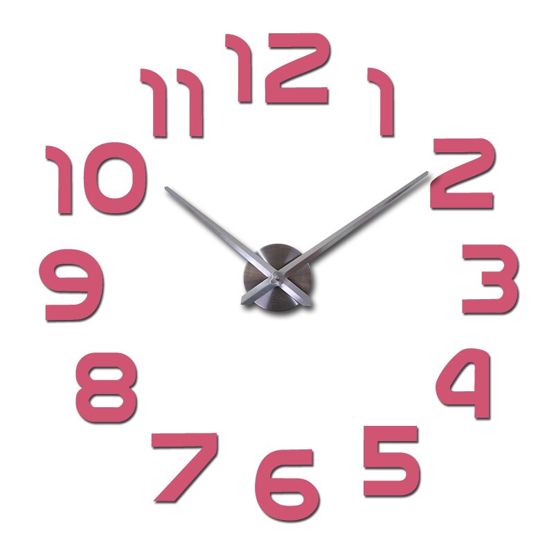 Große 3D-Acryl-Wanduhr – Auffälliges Design für moderne Räume
