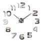 Große 3D-Acryl-Wanduhr – Auffälliges Design für moderne Räume