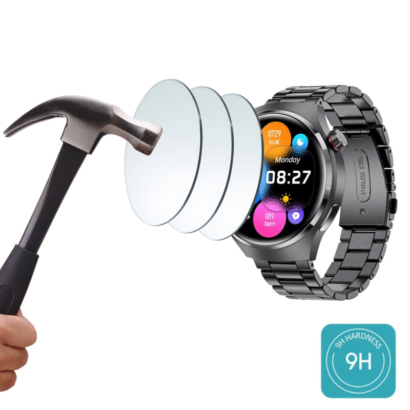 Frendorf | Gehärtete Glas-Schutzfolien für Smartwatch - 3 Stück