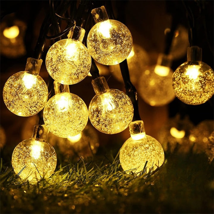 Lichterkette Terrasse