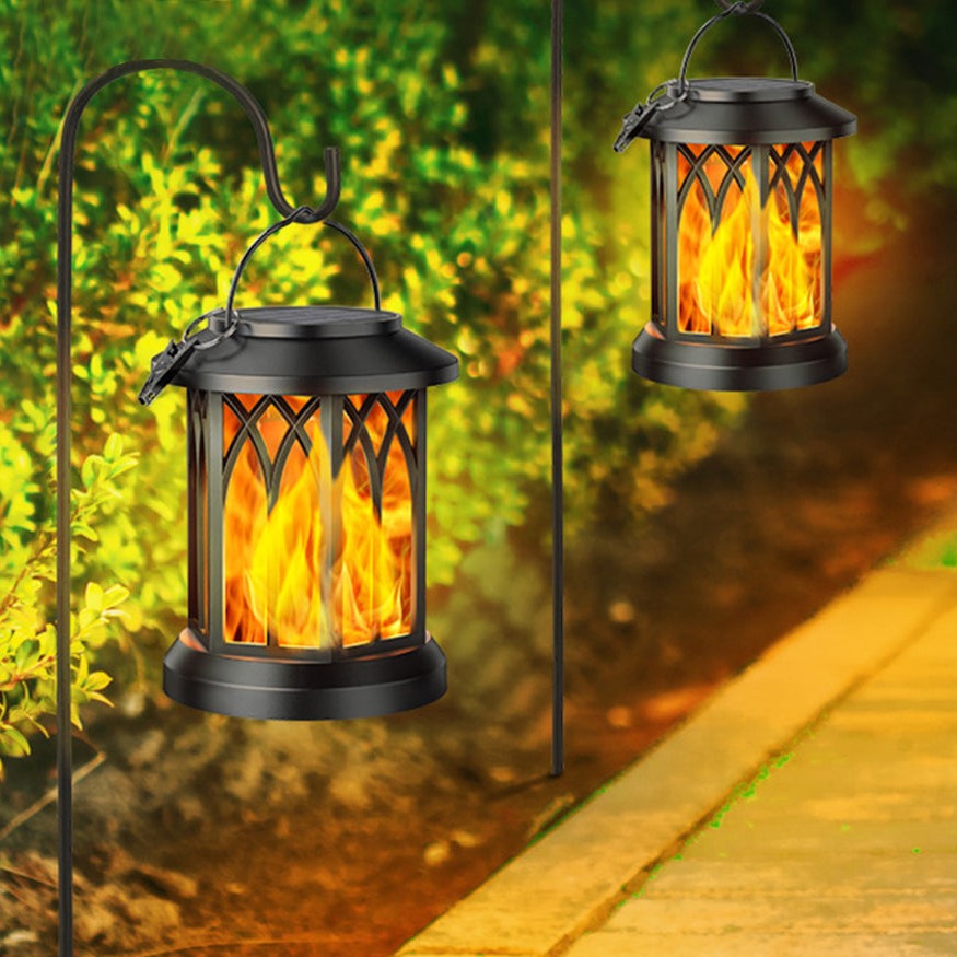 FlameGlow™ - Hängende Solar-Flammenlaterne (2er-Pack)