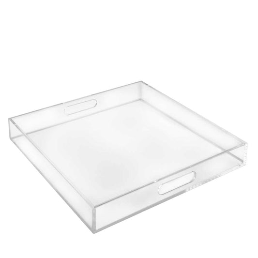 Frendorf | 16" Quadrat Acryl Servierplatte