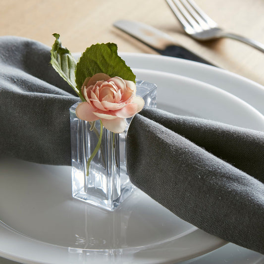 Frendorf | 2-in-1 Budvase Serviettenring (Set aus 4 Stück)
