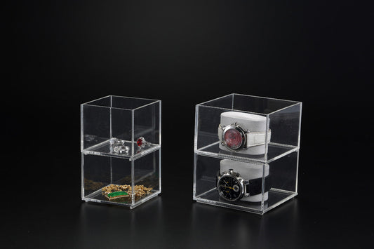Frendorf | 4” Sq. 5-seitige Stapel-Display-Box