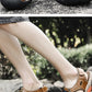 Sommer Herren Outdoor Sandalen Strand Schuhe Echtes Leder Trekking Wandern