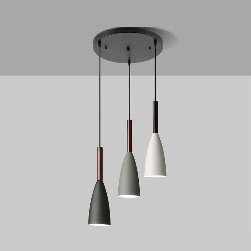 Frendorf | AuroraTrio Design-Hängelampen | Dreier-Set Pendelleuchten | Stilvolle Beleuchtung für Zuhause