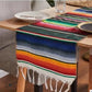 Boho Vibrant Mexikanische Serape Decke