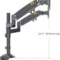 Doppelter Monitorarm | 22"-32" | Vollbeweglich | Gasfeder | Ergonomisch