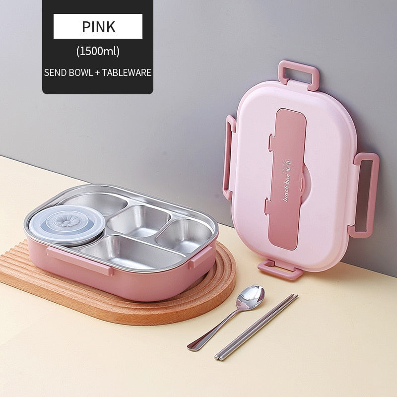 Edelstahl Mehrfachfach Kinder Lunchbox