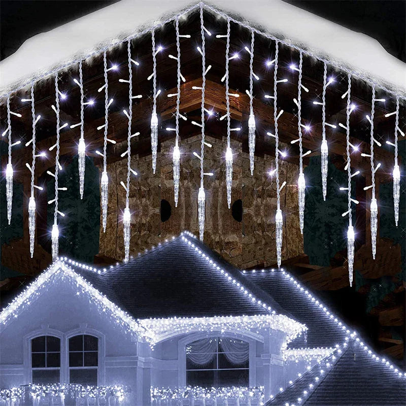 Frendorf | Snowlit- LED-Lichtvorhang für draußen