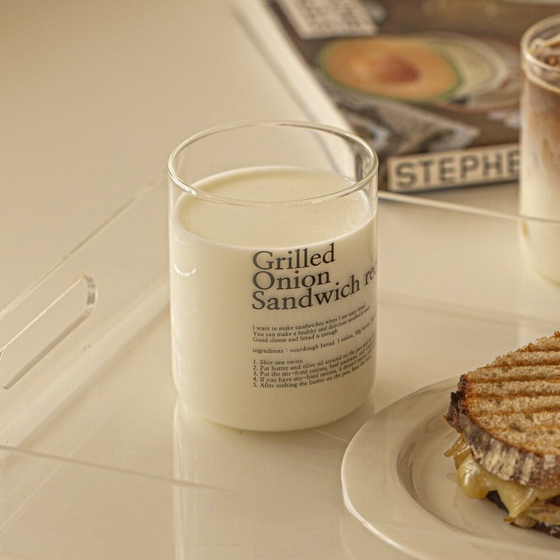 GEGRILLTES ZWIEBEL-SANDWICH-GLAS