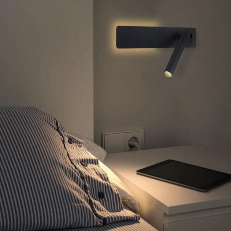Frendorf | Drehbare LED-Lesewandleuchte für das Bett